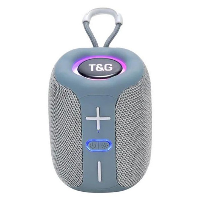 Bluetooth колонка з красивим підсвічуванням TG658, Колонка з підтримкою microSD акумуляторна TB-64