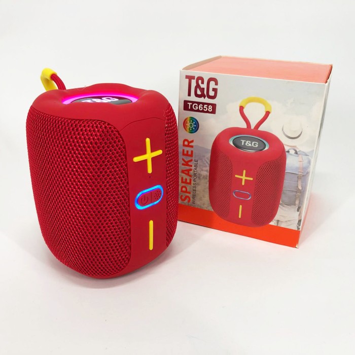 Bluetooth колонка з освітленням TG658, Бездротова bluetooth колонка Хороша для музики OY-62