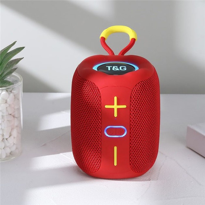 Колонка музична з підсвічуванням bluetooth TG658, Вулична блютуз колонка з AS-400 гучним звуком