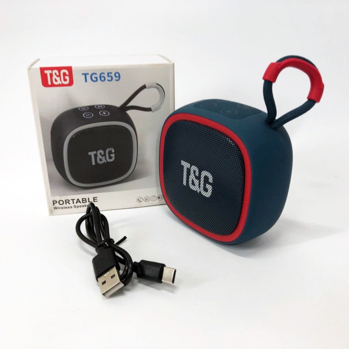 Недорогі портативні колонки TG659, Якісна bluetooth колонка, Блютуз акустика з радіо FY-51