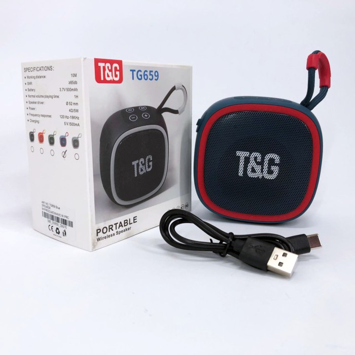 Недорогі портативні колонки TG659, Якісна bluetooth колонка, Блютуз акустика з радіо FY-51