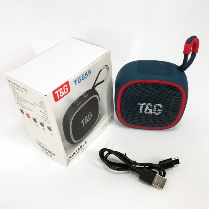 Недорогі портативні колонки TG659, Якісна bluetooth колонка, Блютуз акустика з радіо FY-51