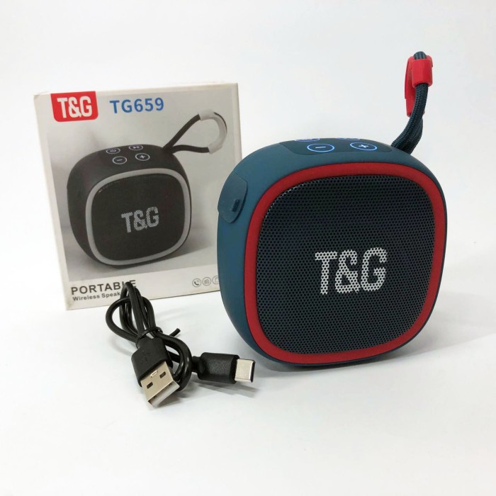 Портативна Bluetooth колонка AUX TG659, Колонка переносна для музики портативна з радіо блютус PJ-47