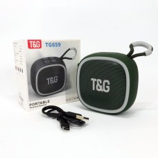 Акумуляторна bluetooth колонка TG659, Bluetooth стерео колонка з радіо, Колонка з входом EN-893 і мікрофоном