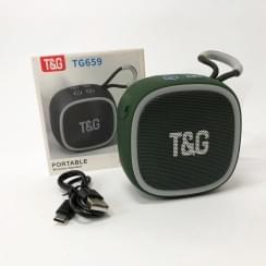 Bluetooth стерео колонка з радіо TG659, Блютуз колонка з QX-380 динамічним підсвічуванням