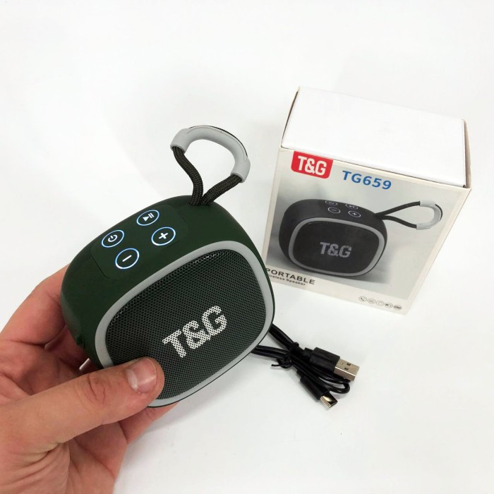 Портативна колонка з Bluetooth TG659, Бездротова bluetooth колонка для вечірок з ду AI-36