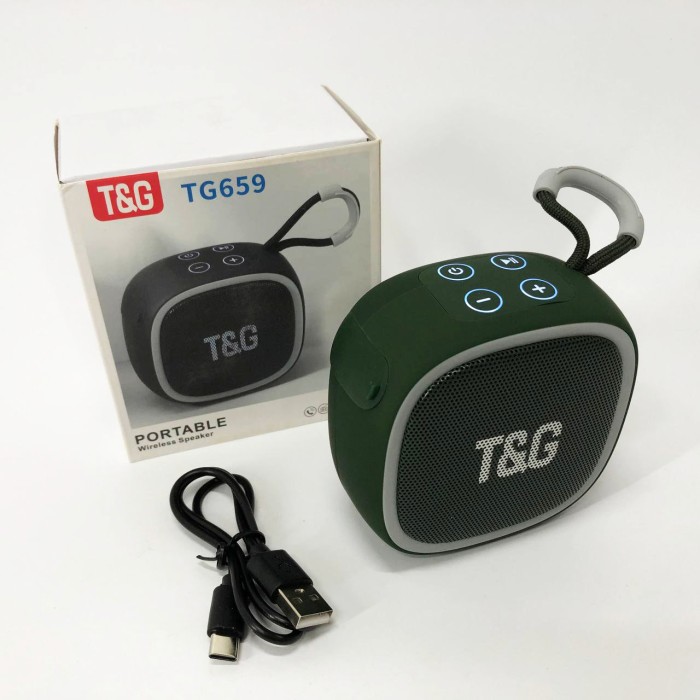 Портативна колонка з Bluetooth TG659, Бездротова bluetooth колонка для вечірок з ду AI-36
