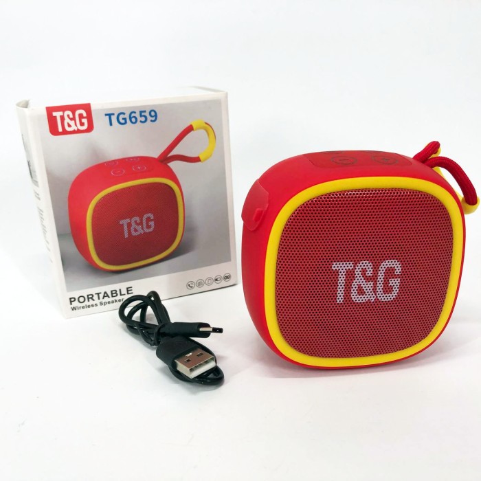 Активна блютуз колонка TG659, Блютуз-колонка з usb-портом, Вулична блютуз колонка з UO-106 гучним звуком