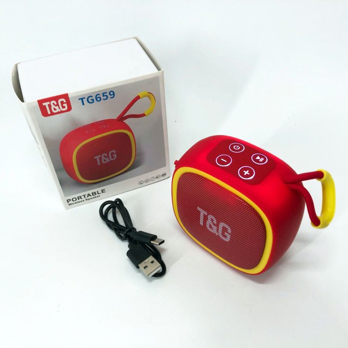 Активна блютуз колонка TG659, Блютуз-колонка з usb-портом, Вулична блютуз колонка з UO-106 гучним звуком