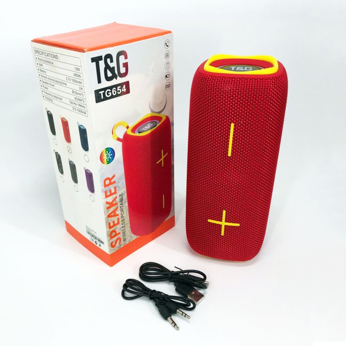 Bluetooth колонка з usb-портом TG654, Бездротова bluetooth колонка світлодіодна AB-49