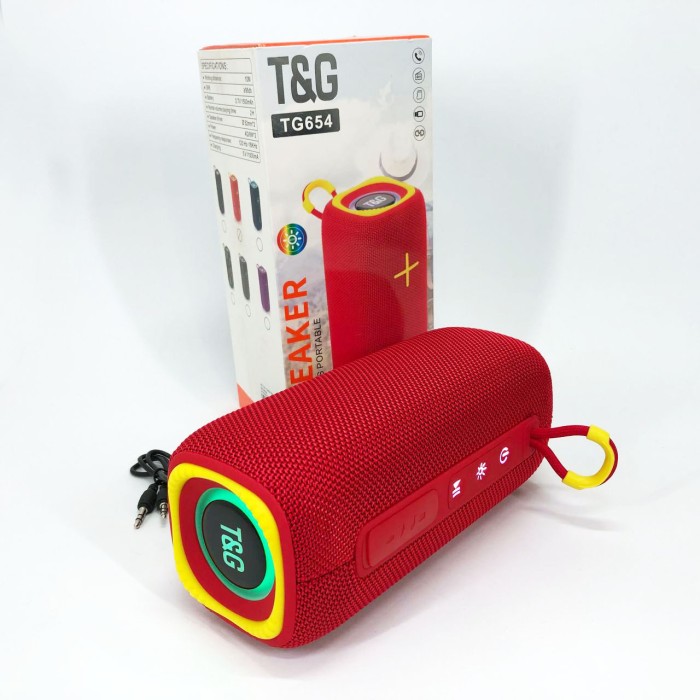 Bluetooth стерео колонка з функцією радіо TG654, Бездротова колонка WB-695 переносна гучна