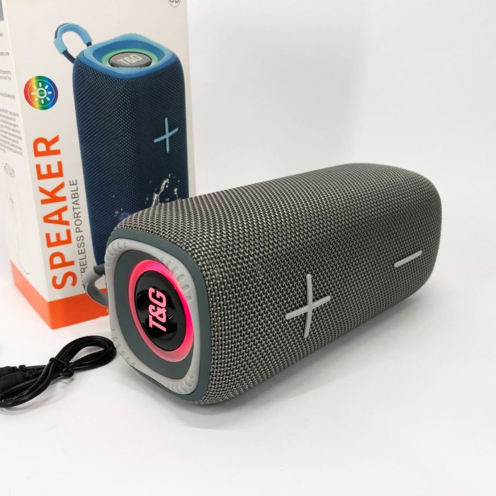 Акустичні колонки з led підсвічуванням TG654, Бездротова bluetooth колонка, Колонка Bluetooth бюджетна RW-89