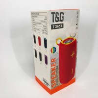 Колонка з входом і мікрофоном TG654, Гучна блютуз колонка, Вулична блютуз колонка з ZY-964 гучним звуком