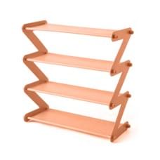 Полиця стійка органайзер для взуття Shoe Rack 4 яруса, Стелаж для зберігання JQ-868 взуття якісний
