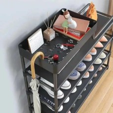 Органайзер стійка для взуття Shoe Rack 5 ярусов, Пластикова полиця для взуття WJ-241 в передпокій