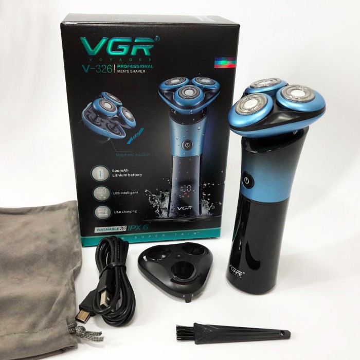 Тример бездротовий VGR V-326, Бритви для гоління чоловічі електричні, VG-503 Професійне гоління