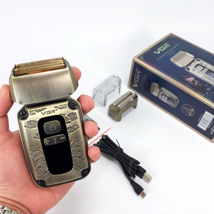 Професійна електробритва VGR, Портативна чоловіча професійна бритва бритва для волосся GY-56