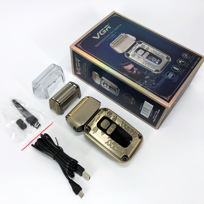 Портативна професійна бритва VGR V-337, Акумуляторна бритва для гоління голови Портативна RA-18