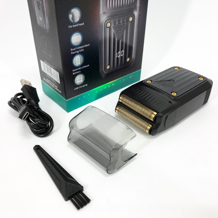 Електробритва для густої бороди, Електрична бритва для догляду за бородою, Бритва сітчаста професійна PL-55