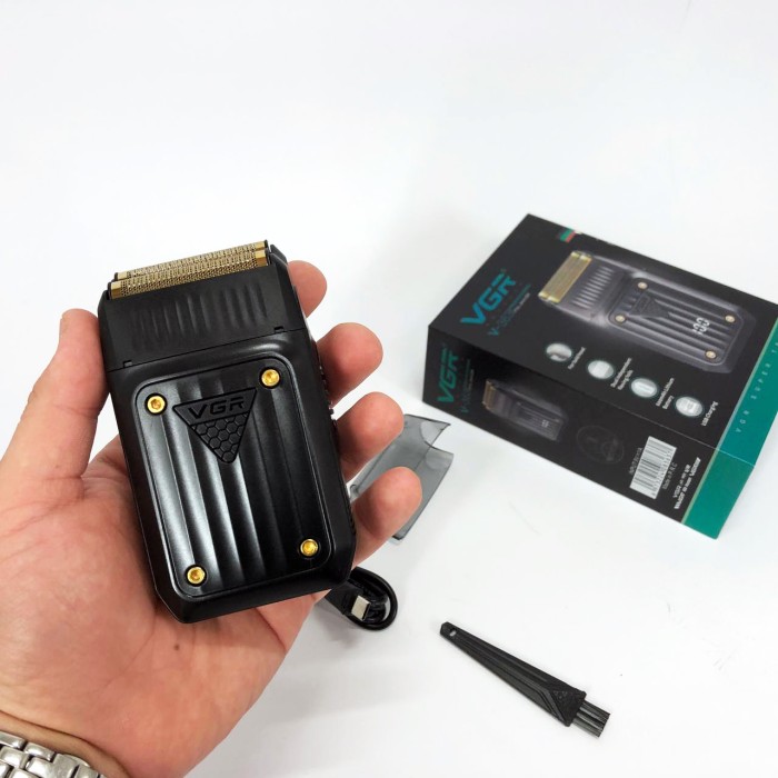 Електробритва для густої бороди, Електрична бритва для догляду за бородою, Бритва сітчаста професійна PL-55