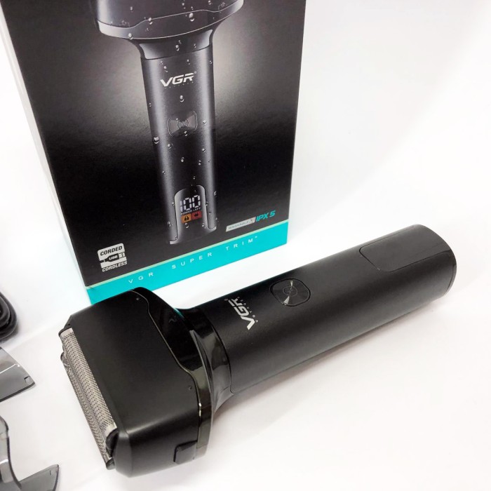 Портативна бритва для гоління VGR V-371, Машинки для стрижки бороди професійні, Електробритва NX-11