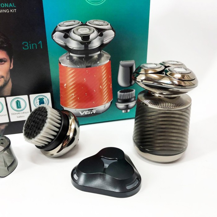 Універсальний акумуляторний тример для бороди VGR V-391, Чоловіча акумуляторна електробритва LH-39