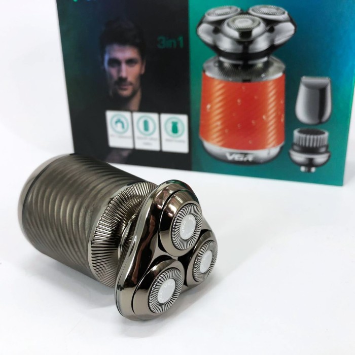 Універсальний акумуляторний тример для бороди VGR V-391, Чоловіча акумуляторна електробритва LH-39