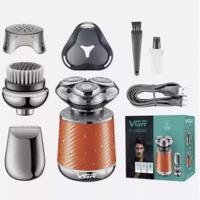 Хороша електробритва для бороди VGR V-391, Бритва з акумуляторним зарядним пристроєм, Бритви електричні QN-69