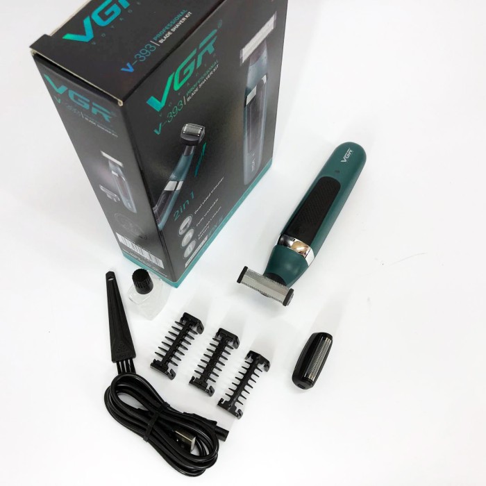 Електробритва VGR V-393 Shaver професійна водонепроникна, чоловіча машинка для гоління