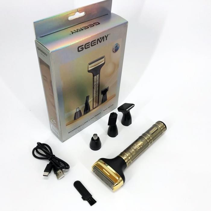 Багатофункціональна машинка для стрижки бороди Geemy GM-3158, Професійний тример KI-897 для гоління