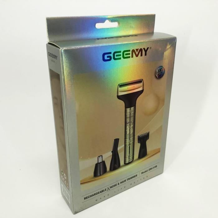 Багатофункціональна машинка для стрижки бороди Geemy GM-3158, Професійний тример KI-897 для гоління