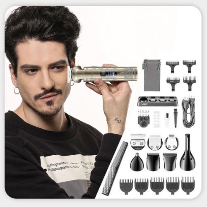 Акумуляторна машинка для стрижки і укладання волосся VGR V-110, Машинка для стрижки волосся професійна VR-95