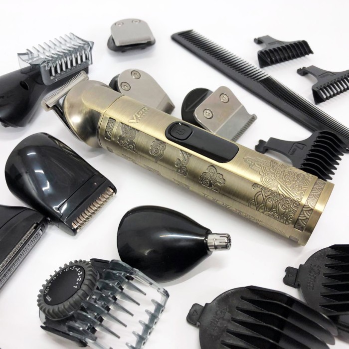 Акумуляторна машинка для стрижки і укладання волосся VGR V-110, Машинка для стрижки волосся професійна VR-95