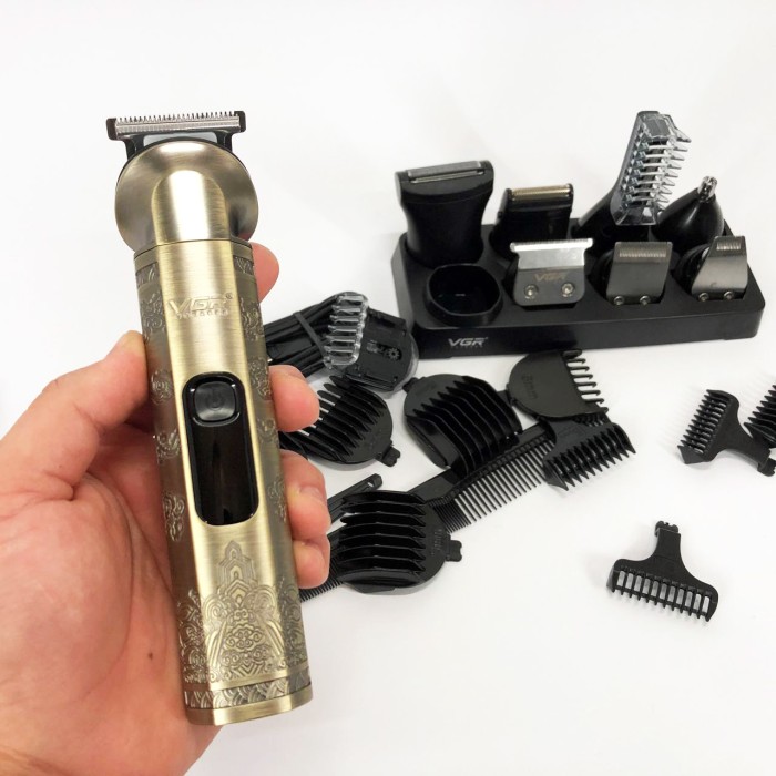 Акумуляторна машинка для стрижки і укладання волосся VGR V-110, Машинка для стрижки волосся професійна VR-95