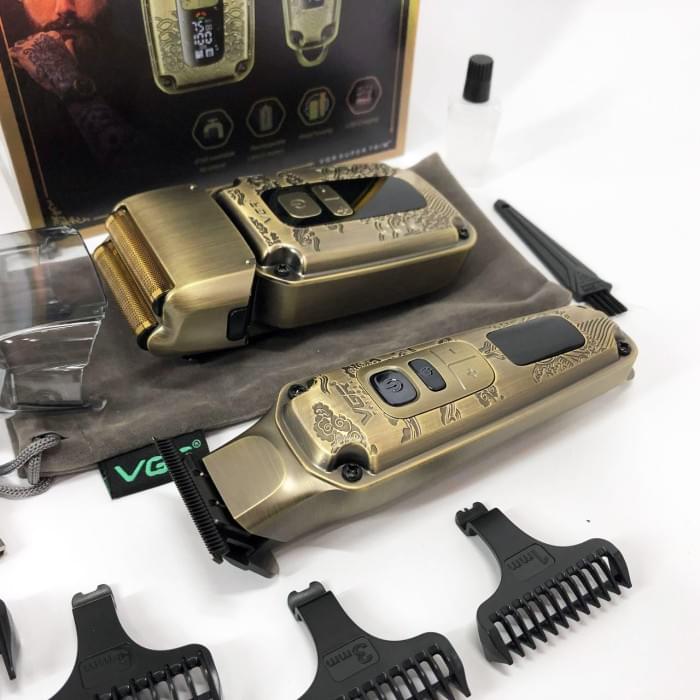 Машинка для стрижки посіченого волосся VGR V-641, Машинка для стрижки KT-883 чоловіча, професійна