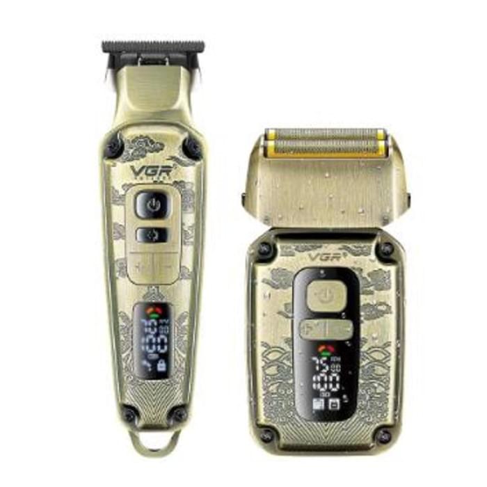 Машинка для стрижки посіченого волосся VGR V-641, Машинка для стрижки KT-883 чоловіча, професійна
