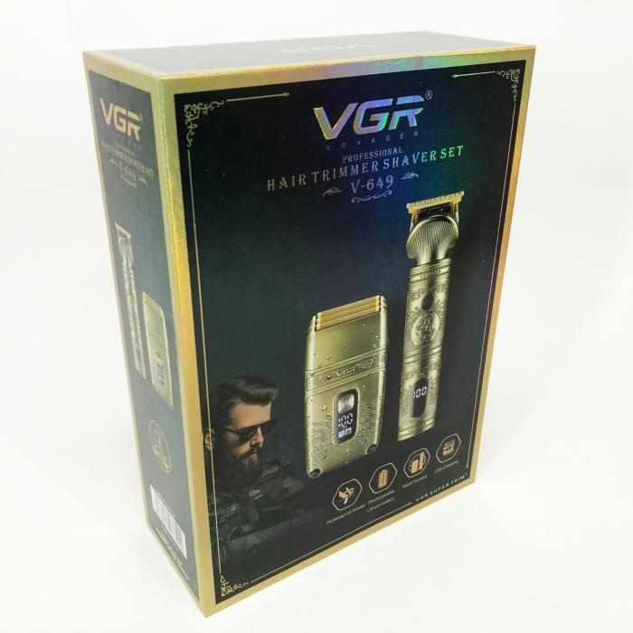 Практична машинка для стрижки волосся VGR V-649, Машинка для стрижки для дому, PI-646 Бездротова електробритва