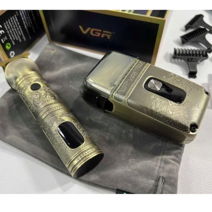Практична машинка для стрижки волосся VGR V-649, Машинка для стрижки для дому, PI-646 Бездротова електробритва