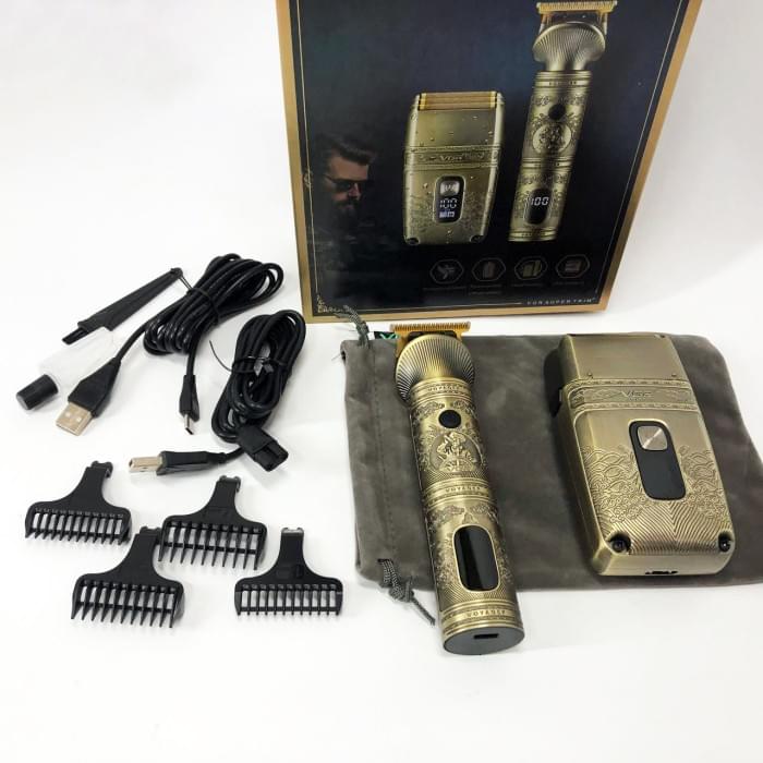 Практична машинка для стрижки волосся VGR V-649, Машинка для стрижки для дому, PI-646 Бездротова електробритва