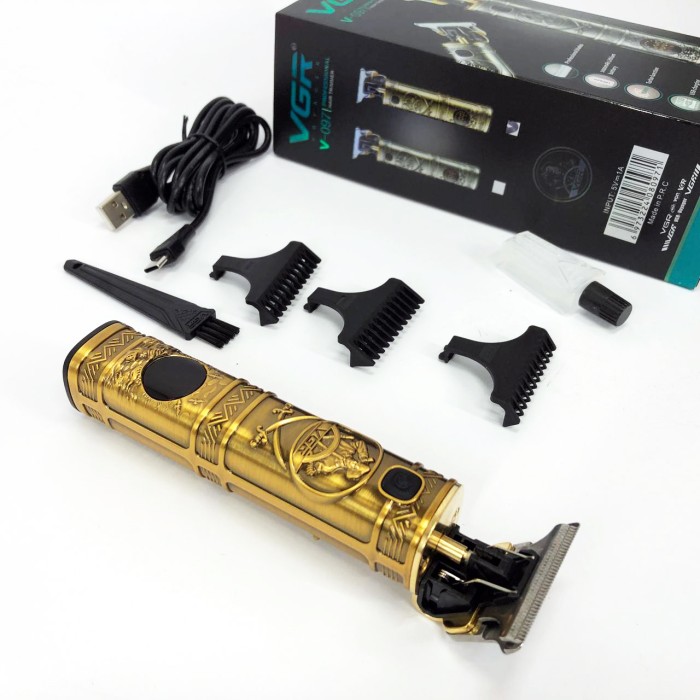 Машинка для стрижки від акб VGR, Машинка для стрижки волосся потужна, Професійний бездротовий тример WU-53