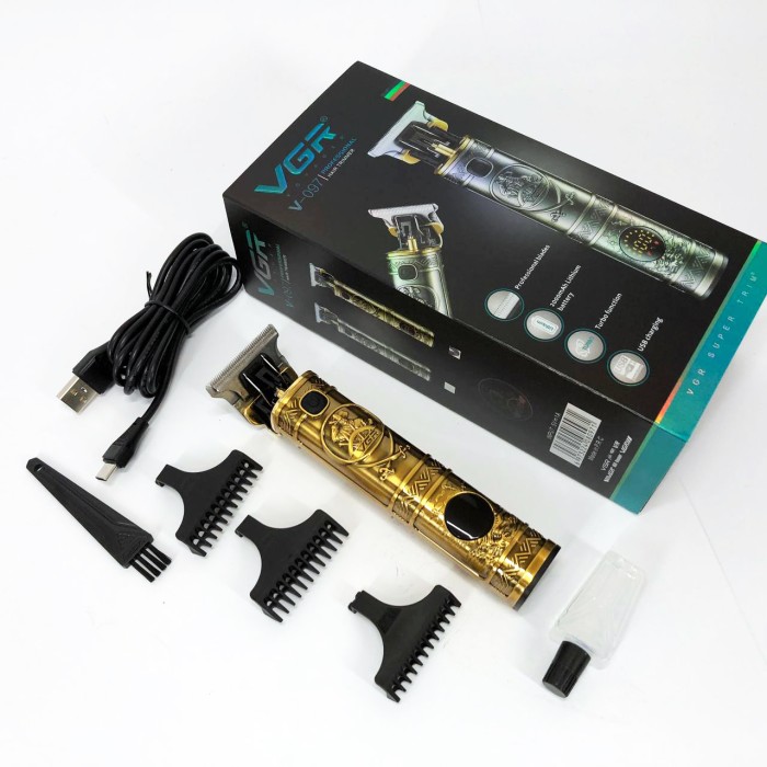 Практична машинка для стрижки волосся VGR, Перукарська машинка акумуляторна професійна VK-95