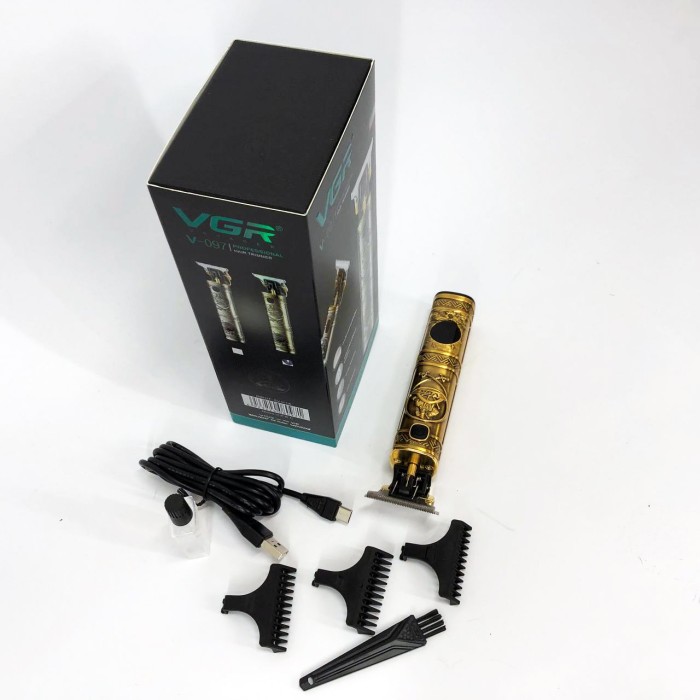 Практична машинка для стрижки волосся VGR, Перукарська машинка акумуляторна професійна VK-95