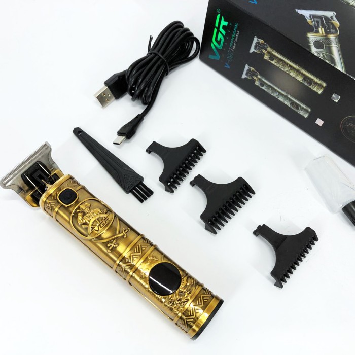 Практична машинка для стрижки волосся VGR, Перукарська машинка акумуляторна професійна VK-95