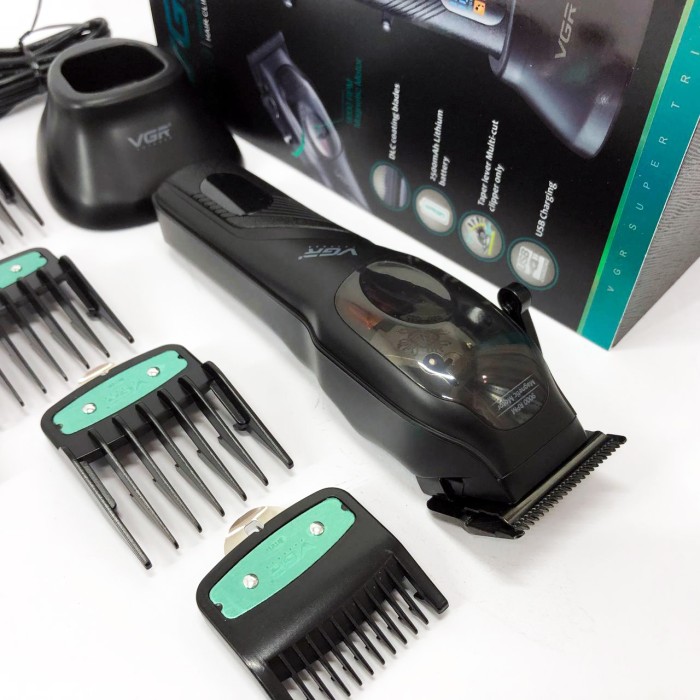 Бездротова акумуляторна машинка для стрижки волосся VGR, Класна машинка для стрижки волосся QY-42