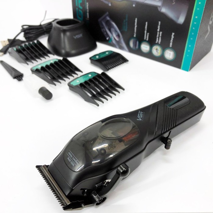 Бездротова акумуляторна машинка для стрижки волосся VGR, Класна машинка для стрижки волосся QY-42