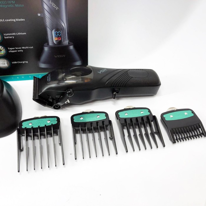 Бездротова акумуляторна машинка для стрижки волосся VGR, Класна машинка для стрижки волосся QY-42