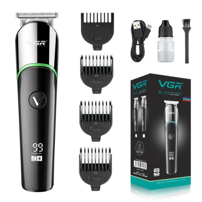 Електробритва для стрижки голови, Акумуляторна машинка-тример для стрижки волосся FQ-80