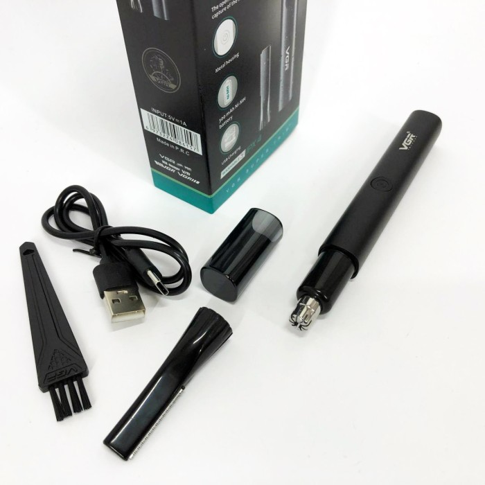 Тример для вух на батарейках VGR V-615, Тример для носа тример для бороди стрижки носа YS-86