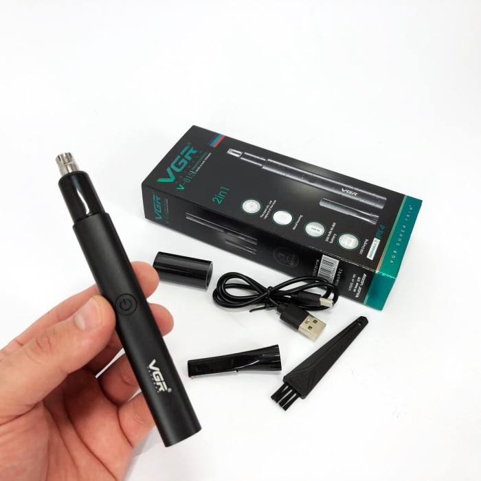 Тример для вух на батарейках VGR V-615, Тример для носа тример для бороди стрижки носа YS-86