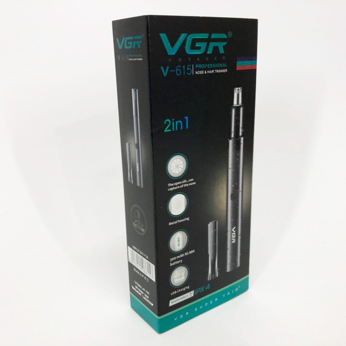 Тример для вух на батарейках VGR V-615, Тример для носа тример для бороди стрижки носа YS-86